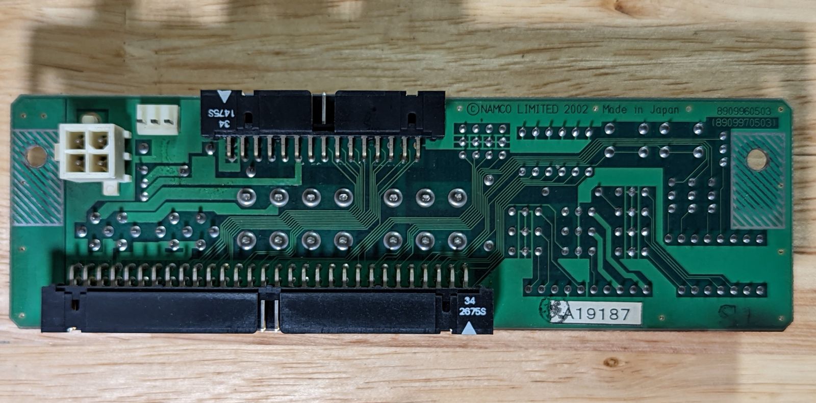 Photo of Triforce power delivery board, bottom view.